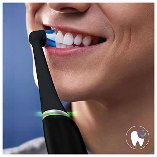 Oral-B iO Ultimative Reinigung Aufsteckbürsten für elektrische Zahnbürste, 8 Stück - schwarz