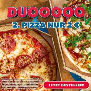 Dominos 2. Pizza für 2€