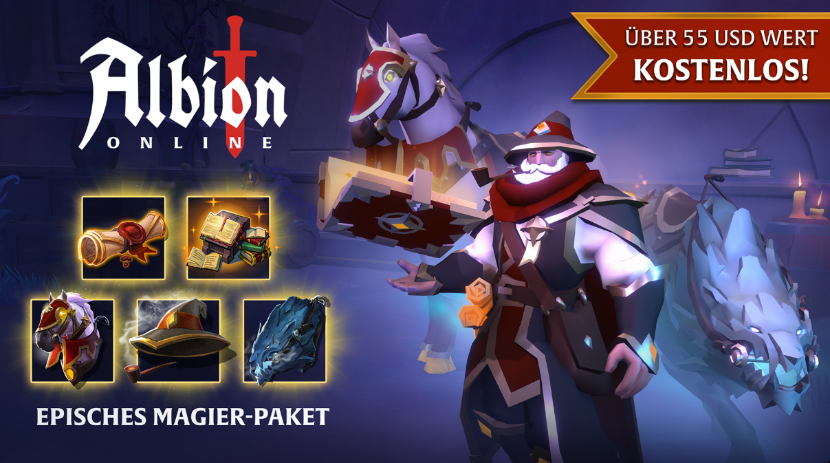 [Epic Games Store] Albion Online – Epic Mage Bundle ab 20.08. kostenlos | Wert über 55 $
