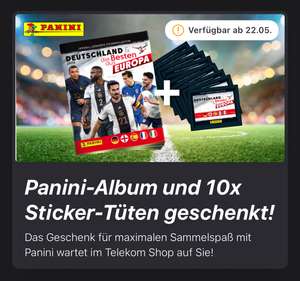 [Telekom Magenta Moments] Panini-Album und 10x Sticker-Tüten geschenkt!