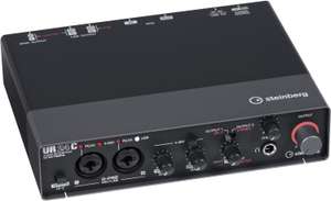 Steinberg UR24C Audio-Interface (32bit/192kHz, USB-C, 2x XLR/6.35mm-In, 4x Analog-Out, Midi-In & -Out, 6.35mm-Kopfhörer)