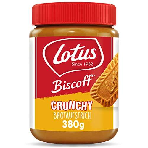 Lotus Biscoff | Brotaufstrich | Crunchy | Orginal Karamell-Geschmack | Vegan 380g - Prime