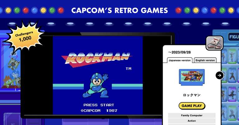 Ausgewählte Capcom NES und Super Nintendo Retro Games kostenlos spielen