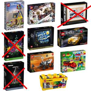 Alternate LEGO Nikolaus-Special | z.B. Lego Disney - Carls Haus aus "Oben" (43217) - 32,99€ / 76208 / 21333 / 42158 / 75353 / 76901