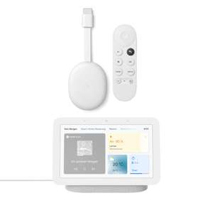 Google Chromecast mit Google TV (HD) + Google Nest Hub für 69,95€ [Tink]