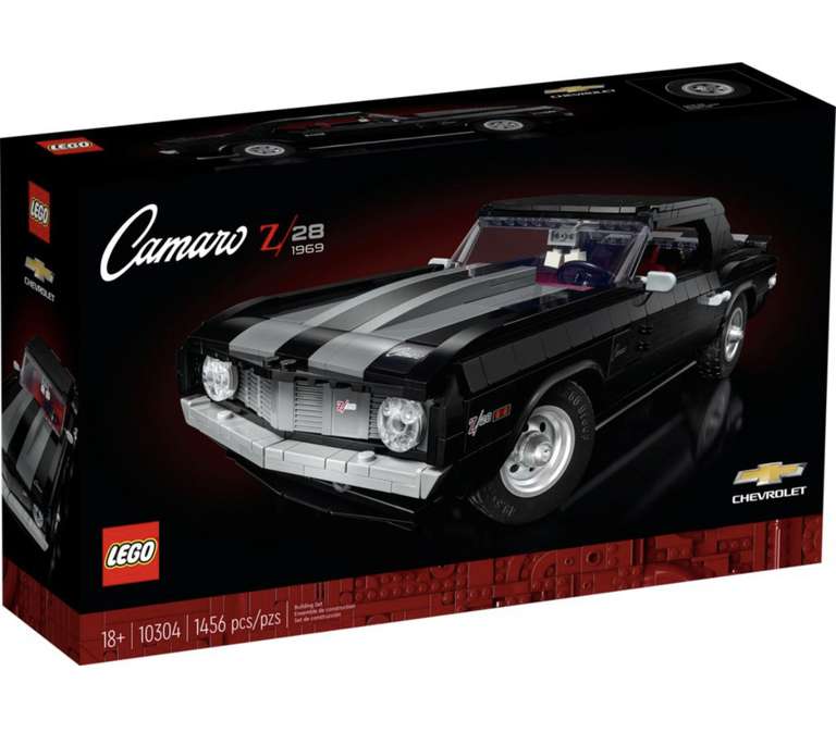 (Bestpreis) LEGO Icons 10304 Chevrolet Camaro Z28 + Osterhasen 40523 + 30643 Osterhühner