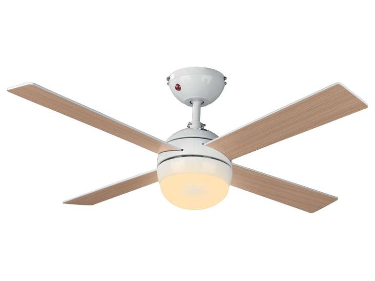 LIVARNO home Deckenleuchte LED mit Ventilator und Fernbedienung