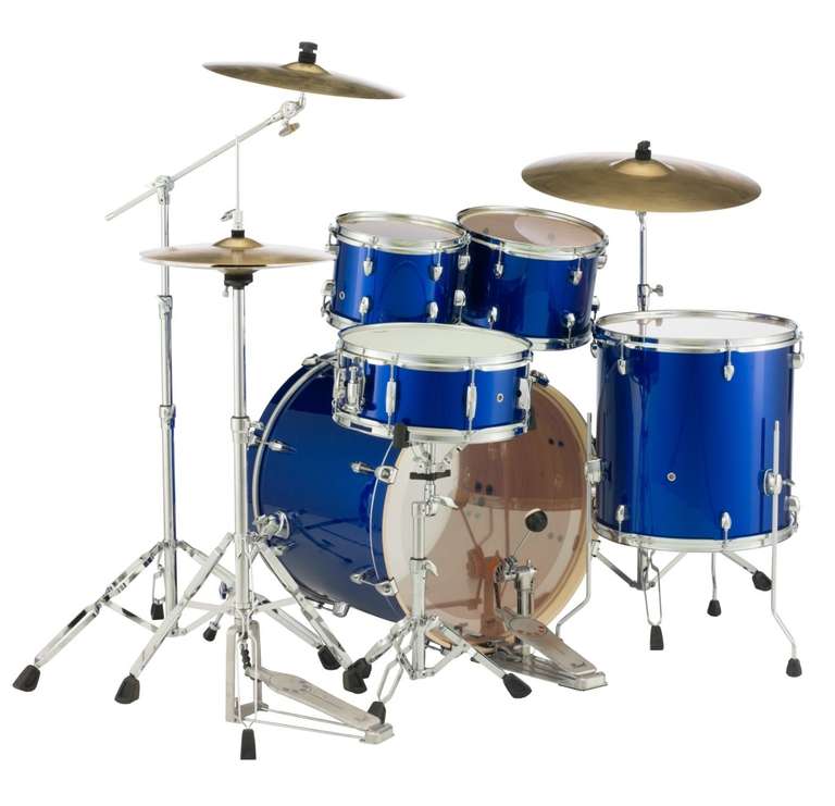 Pearl EXX725SBR/C717 & EXX705NBR/C717 Export High Voltage Blue Schlagzeug-Komplettset für je 745€
