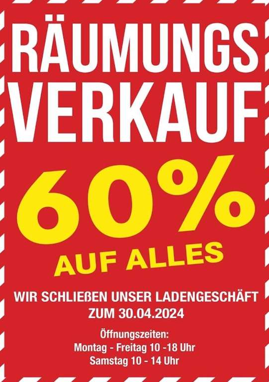 Spiele Räumungsverkauf 60% auf alles - K61 Nürtingen - lokal