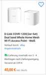[ACTION] D-Link AC1200 Dualband Whole Home Mesh Wi-Fi System COVR-1102 für 24,95€ [OFFLINE]