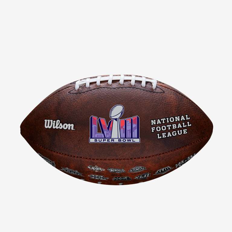 Wilson - NFL Super Bowl LVIII Football - Verschiedene Modelle