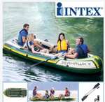 Intex Seahawk 4, Schlauchboot-Set, inkl. Alu-Paddel & Pumpe, bis 480kg belastbar [Raiffeisenmarkt]