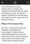 [ 3-Euro Ticket Lokal VRN ] u.a. Heidelberg, ÖPNV 3-Euro Ticket für Jugendliche ab dem 01.09.2022