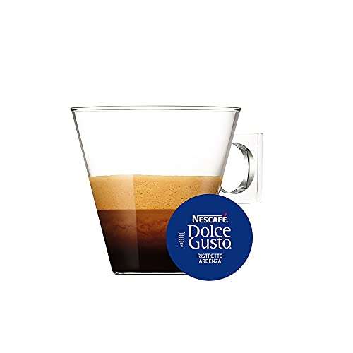NESCAFÉ Dolce Gusto Ristretto Ardenza, 48 Kaffeekapseln (Intensität 11, dichte Crema), 3er Pack (3 x 16 Kapseln) (Prime)