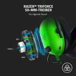 Razer BlackShark V2 X Gaming-Headset (Kopfhörer in Grün mit 50mm-Treiber, Rauschunterdrückung, PC/Mac/PS4/Xbox One/Switch) | NBB Abholung