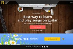 Ultimate Guitar App Pro 7 Tage kostenlos testen iOS/Mac/PC/Android