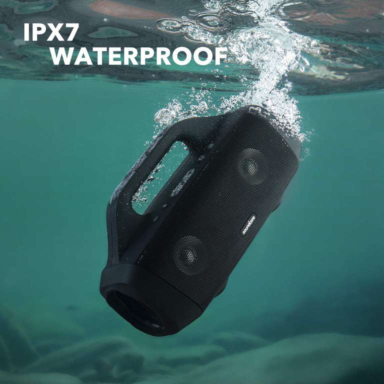[Amazon]soundcore Motion Boom Bluetooth Lautsprecher, Titan Audiotreibern, IPX7 Wasserschutz, 24h Akku (ohne Gutschein günstiger)