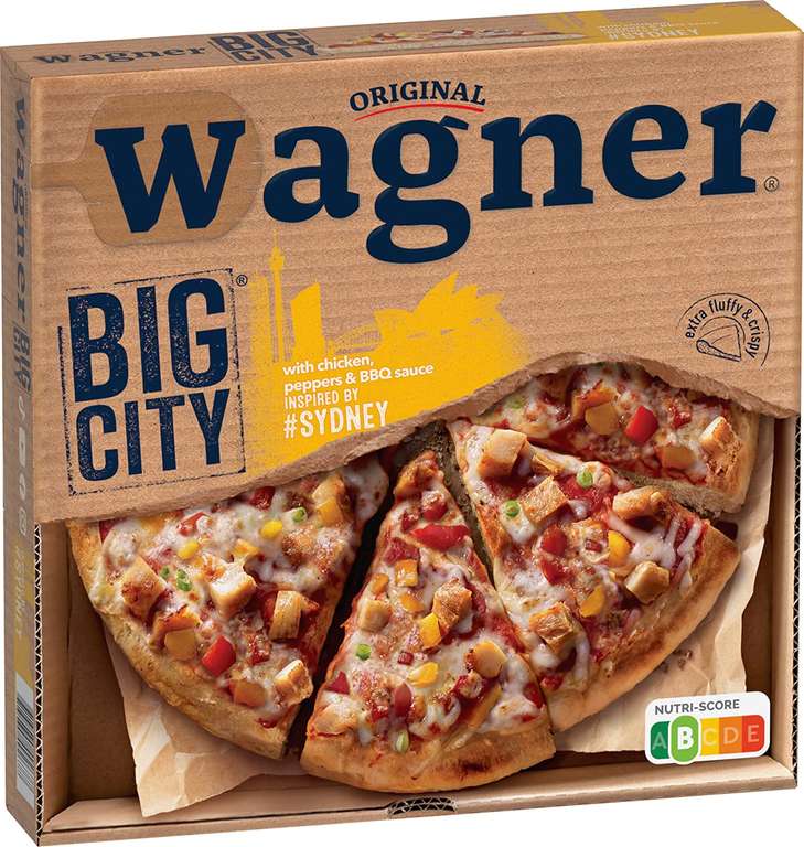 [HIT] 3x Wagner Big City Pizza oder Die Backfrische für 1,66 € pro Pizza (Angebot + Coupon)
