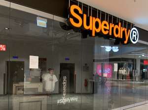 Superdry 50% Rabatt auf alles! Lokal Superdry Ravensburg