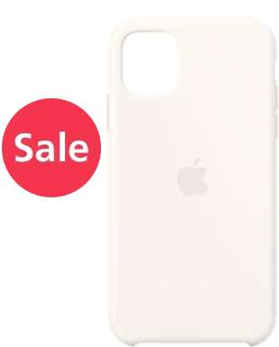 iPhone 11 Silicon Case in weiß [o2online Shop]