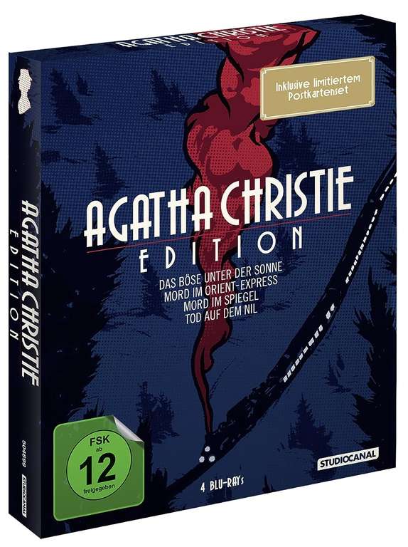 Agatha Christie Edition (4 Filme auf 4 Blu-ray) inkl Postkartenset (Prime)