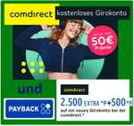 50€ Prämie comdirect Girokonto (Neukunden), VISA Karte, Tagesgeld 3,75% p.a. für 12 Monate, eID möglich + 30€ via Payback (personalisiert)
