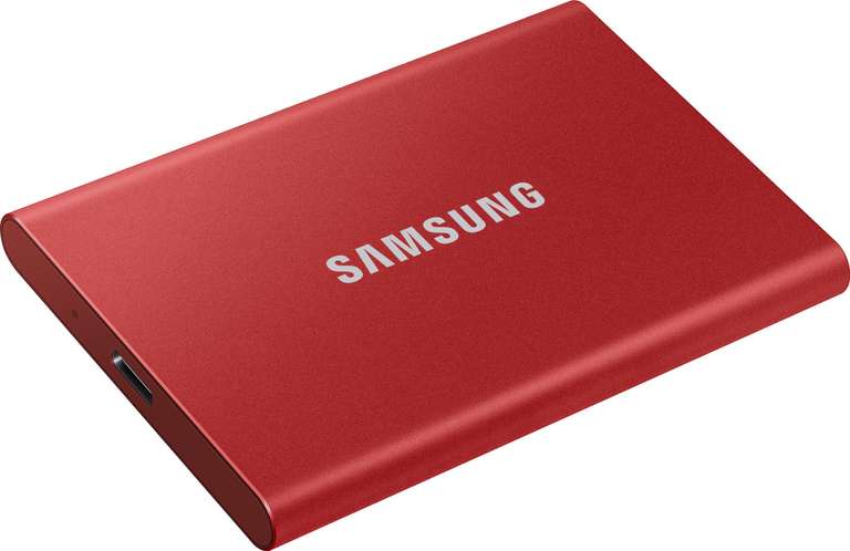 Samsung T7 Portable SSD, 2 TB, Rot