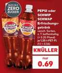 121° - [Kaufland] Pepsi Cola & Cola Zero & Schwip Schwap | 56ct pro Liter | 69ct pro 1,25L