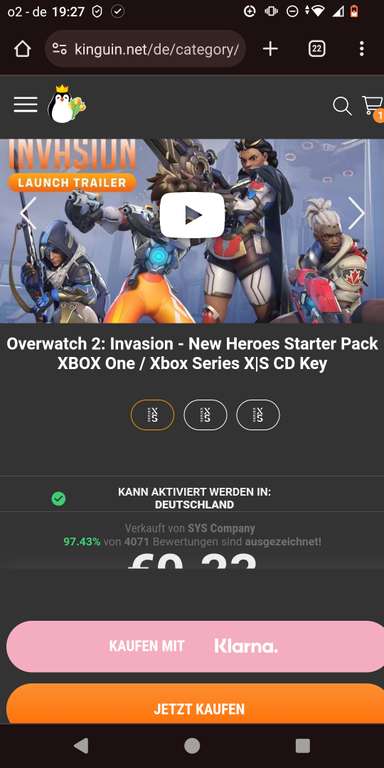 Overwatch 2: Invasion - New Heroes Starter Pack XBOX One / Xbox Series X|S CD Key XBOX SERIES X|S XBOX SERIES X|S XBOX SERIES X|S