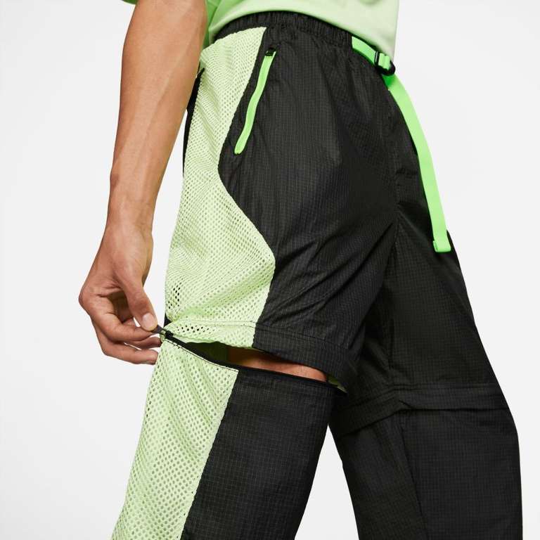 Nike Jordan 23 Engineered Track Pants 2-in-1 Trainingshose in black/neongrün für Herren (Gr.S-L)