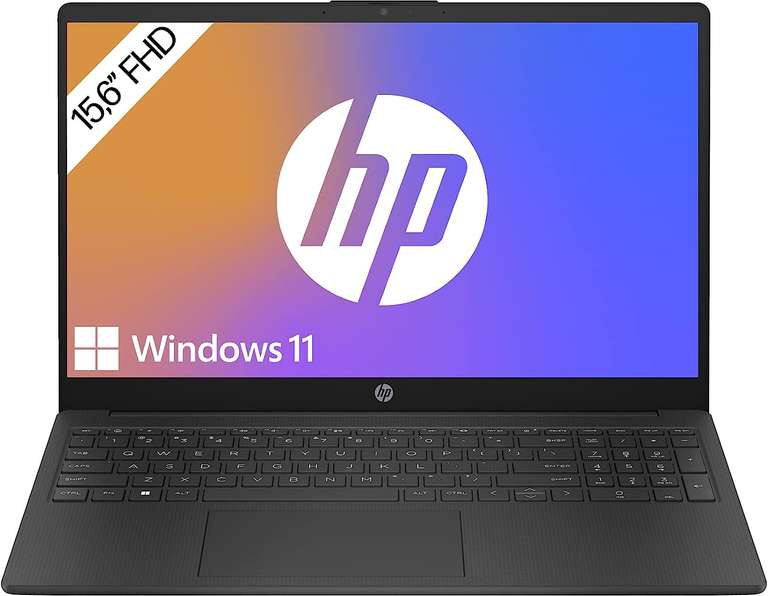 HP Laptop | 15,6" FHD Display | AMD Ryzen 3 7320U | 8 GB DDR4 RAM | 256 GB SSD | AMD Radeon-Grafik | Windows 11 Home