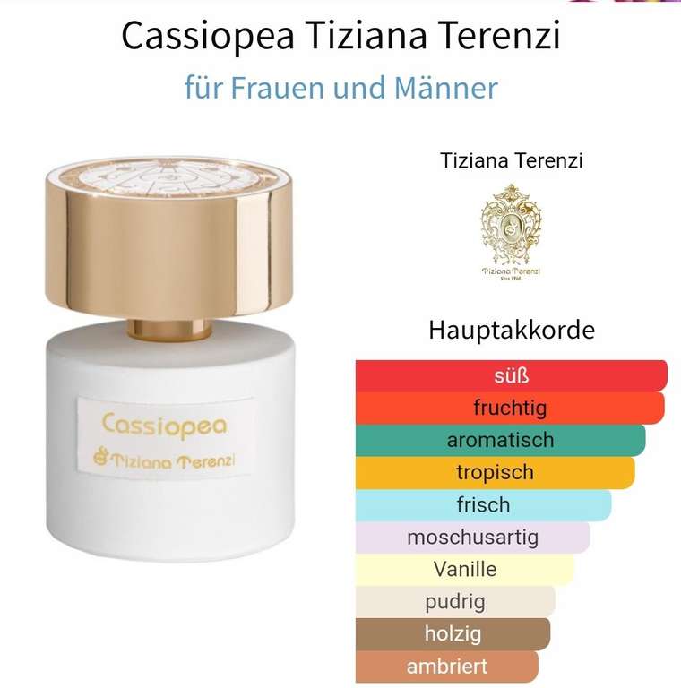 (Parfum-Zentrum) Tiziana Terenzi Cassiopea Extrait de Parfum 100ml (Unisex)