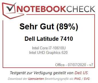 Dell Latitude 7410 14" Notebook / Laptop - Intel i5 10310U 16GB RAM 2x Thunderbolt USB-C 3.2 HDMI 2.0 NVMe SSD - refurbished / sehr gut