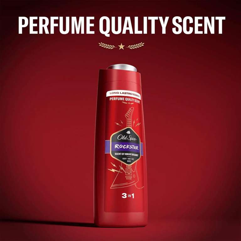 Old Spice Original 3-in-1 Duschgel & Shampoo Für Männer – 250 Ml, Packung Mit 5, Lang Anhaltend Frisch
