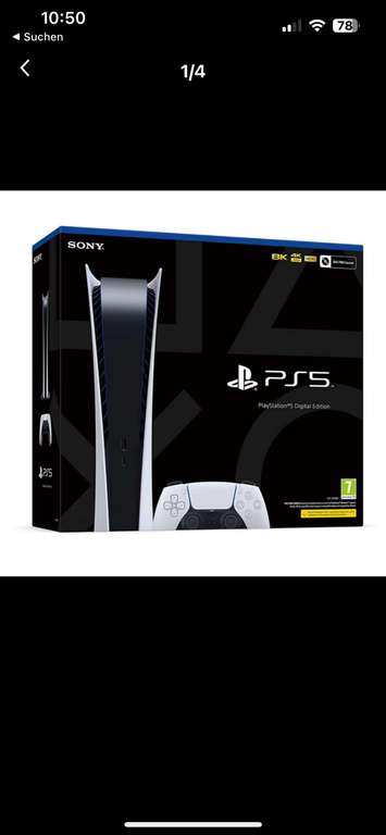 Sony PlayStation PS5 digital heute im Flashsale bei Ochama(für 449,00)