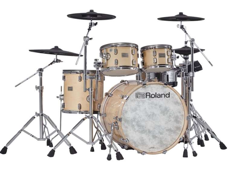 Roland VAD706-GN Gloss Natural Premium E-Drum Kit, inkl. Soundmodule [Bax-Shop]
