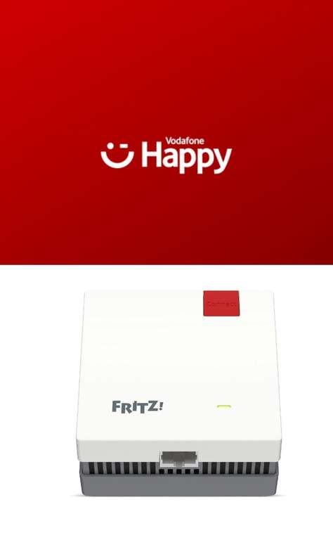 [Vodafone Happy] AVM FRITZ! Repeater 1200 AX für 49,90€- Nur für Mobilfunkkunden