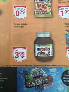 [Globus Lokal] Nutella 1KG für 3,99€ (bzw. 4,44€)