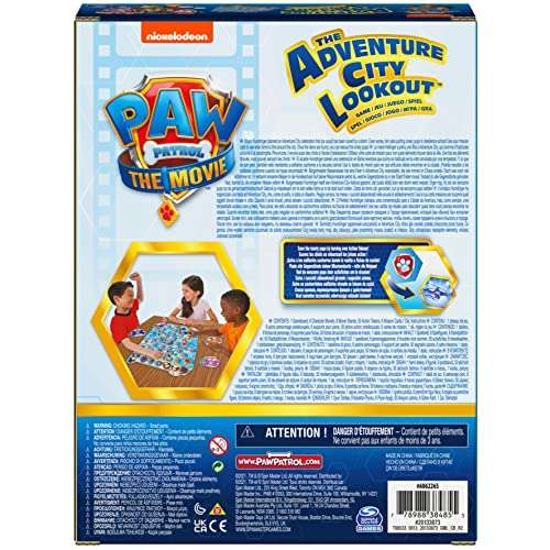 (Amazon Prime) PAW Patrol Das Adventure City Lookout Spiel - Das Kinderspiel zu "PAW Patrol: Der Kinofilm" - für 2-6 Spieler ab 4 Jahren