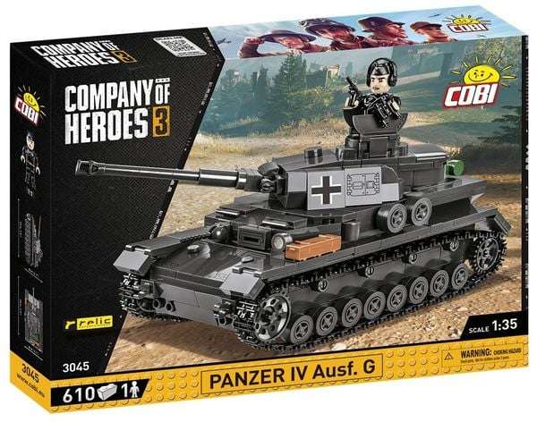 [Klemmbausteine] COBI 3x Company of Heroes 3-Sets je 34,43 Euro: German Fighting Position (3043);Air Support Center (3042);Panzer IV (3045)