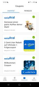 Gratis Kaffee in der Aral App (personalisiert)