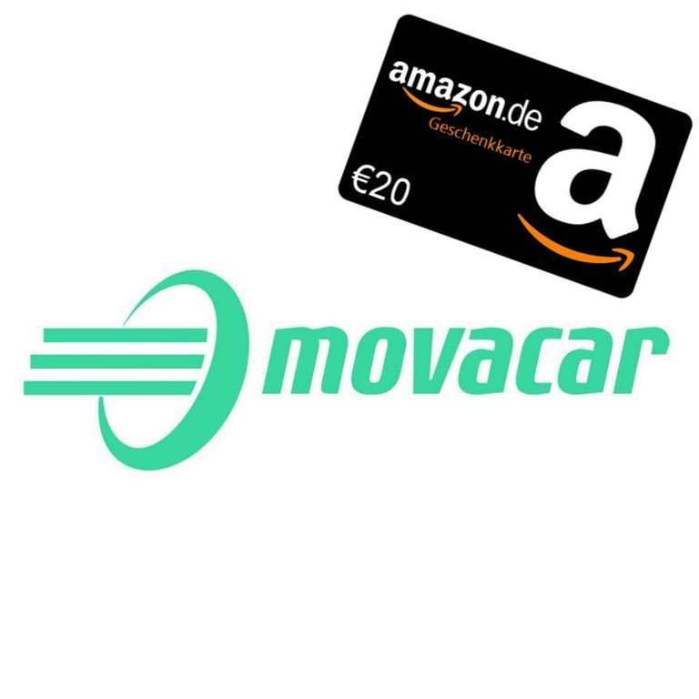 20€ Amazon Gutschein via Movacar App für Mietwagen-Überführungen ab 1€ (auch für roadsurfer Camper) I via Web 10€ Amazon Gutschein
