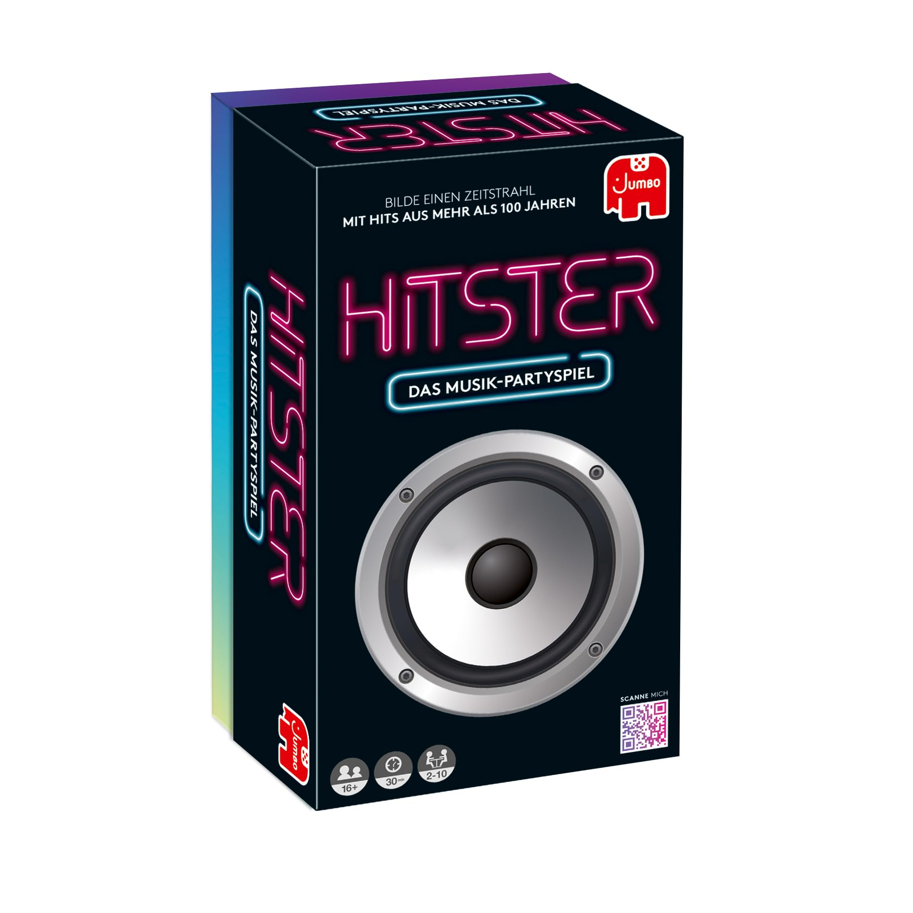[prime] Hitster Musik Partyspiel für Erwachsene, Musikspiel, Kartenspiel 300+ Hits zum Scannen & Erinnern Jumbo