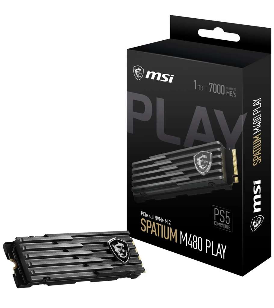 PCIe 4.0 Spatium M.2 | 3D-NAND 2280 1TB mydealz MSI TLC Play Mindfactory) x4 M480
