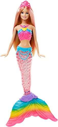[Prime] Barbie Dreamtopia Regenbogenlicht Meerjungfrau Puppe mit Lichtershow (DHC40) für 16,99€ (Vergleich: 27,49€)