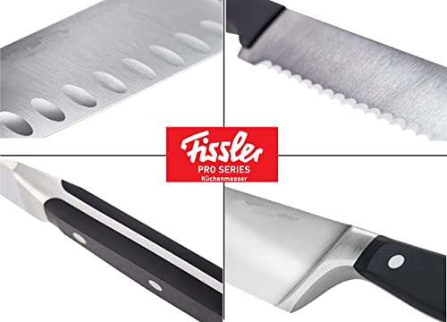 Fissler Profi Messerset 4 Messer - 59,95 €, statt 89€ -, Kochmesser,Brotmesser, 2 Santoku messer - Amazon.de
