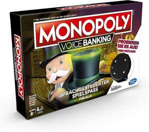 Hasbro - Monopoly - Voice Banking Gesellschaftsspiel deutsch mit Sprachsteuerung