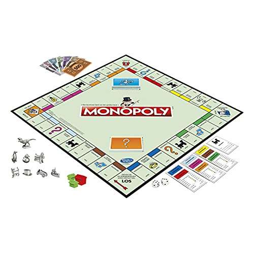Familienspiel Monopoly Classic Gesellschaftsspiel für Erwachsene und Kinder 