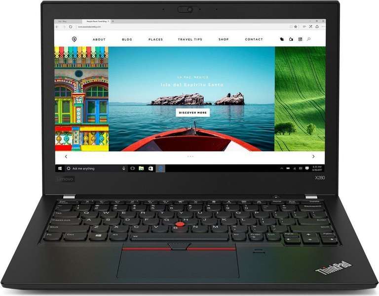 Lenovo ThinkPad X280 schwarz Core-i5 256GB/8GB Notebook - SEHR GUT REFURBISHED!!