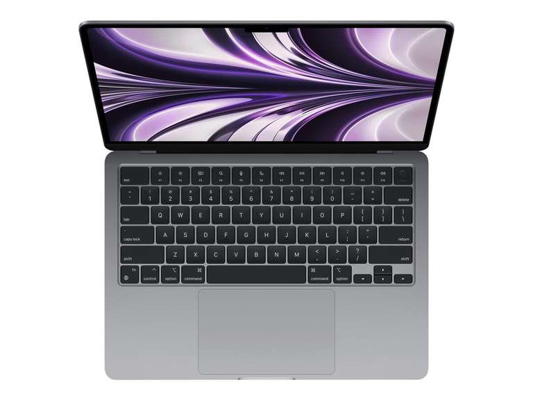 [Bestpreis] Apple MacBook Air 13,6” 2022, Apple M2 10Core-GPU, 16GB/512GB SSD, 2560x1664 500nits, 2xTB3, Magsafe 3, 1,24kg, Spacegrau